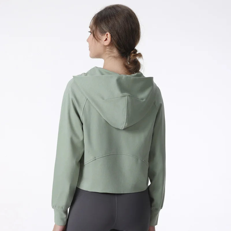 Thick Cotton Warm Yoga Jacket