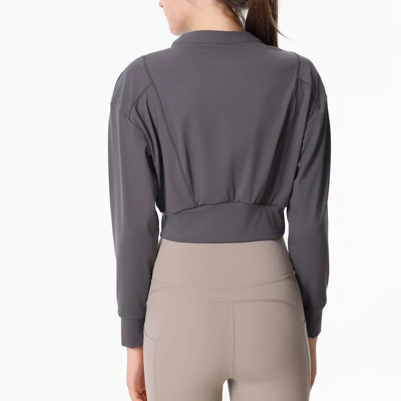 Slim Fit Zipper Sports Jacket