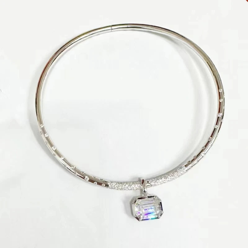 Stylish Pure Silver Pendant Necklace