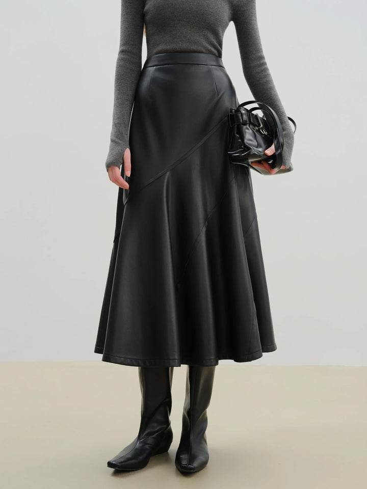 Elegant Petite Umbrella Hem Skirt