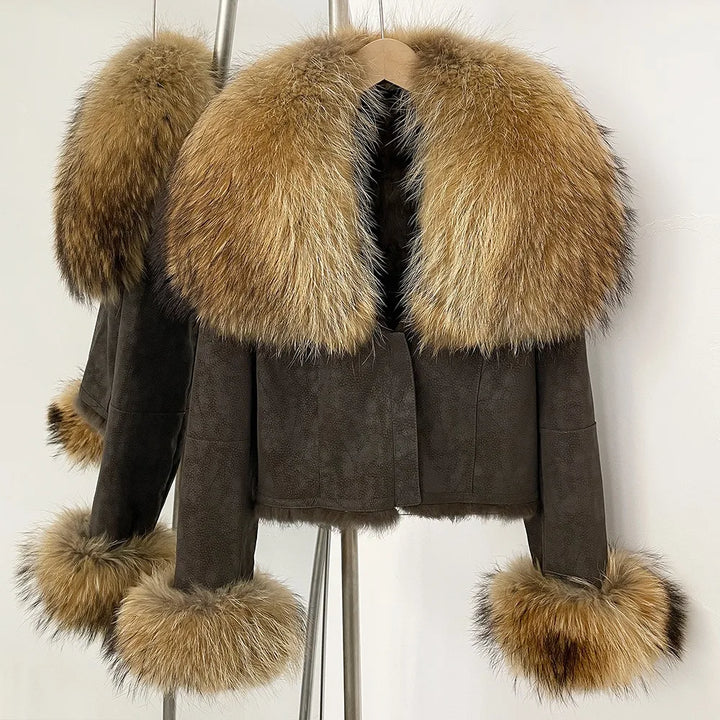 High-Quality Warm Fur Parka Coat