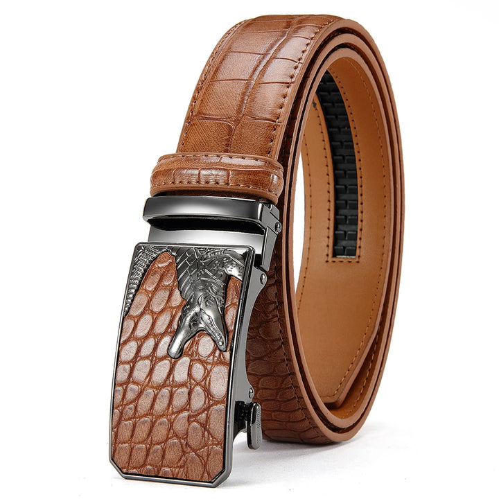 Classic Automatic Buckle PU Leather Belt