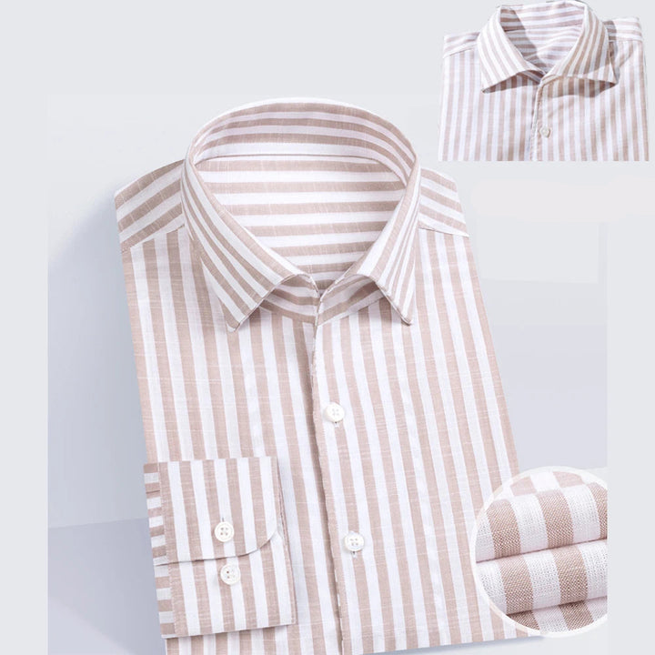 Enchanting Striped Slim Fit Business Shirt