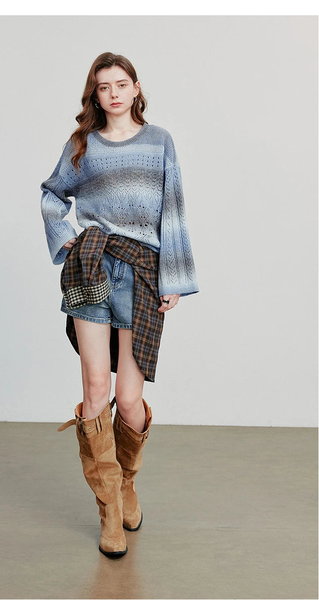 Meticulous Knitted Pullover Sweater