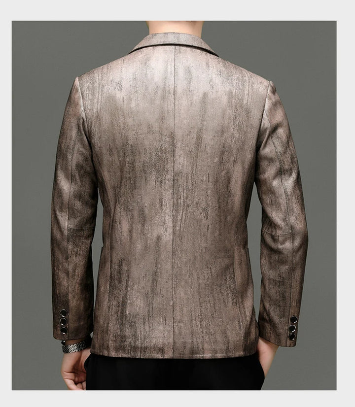 Premium Soft Sheepskin Leather Blazer