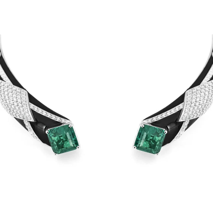 Luxury Synthetic Zircon Choker Necklace