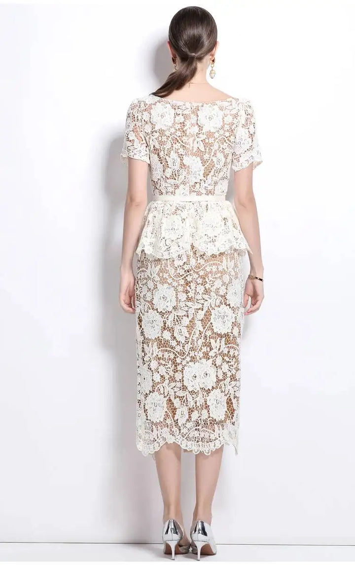 Sweet Beaded Embroidered Formal Dress