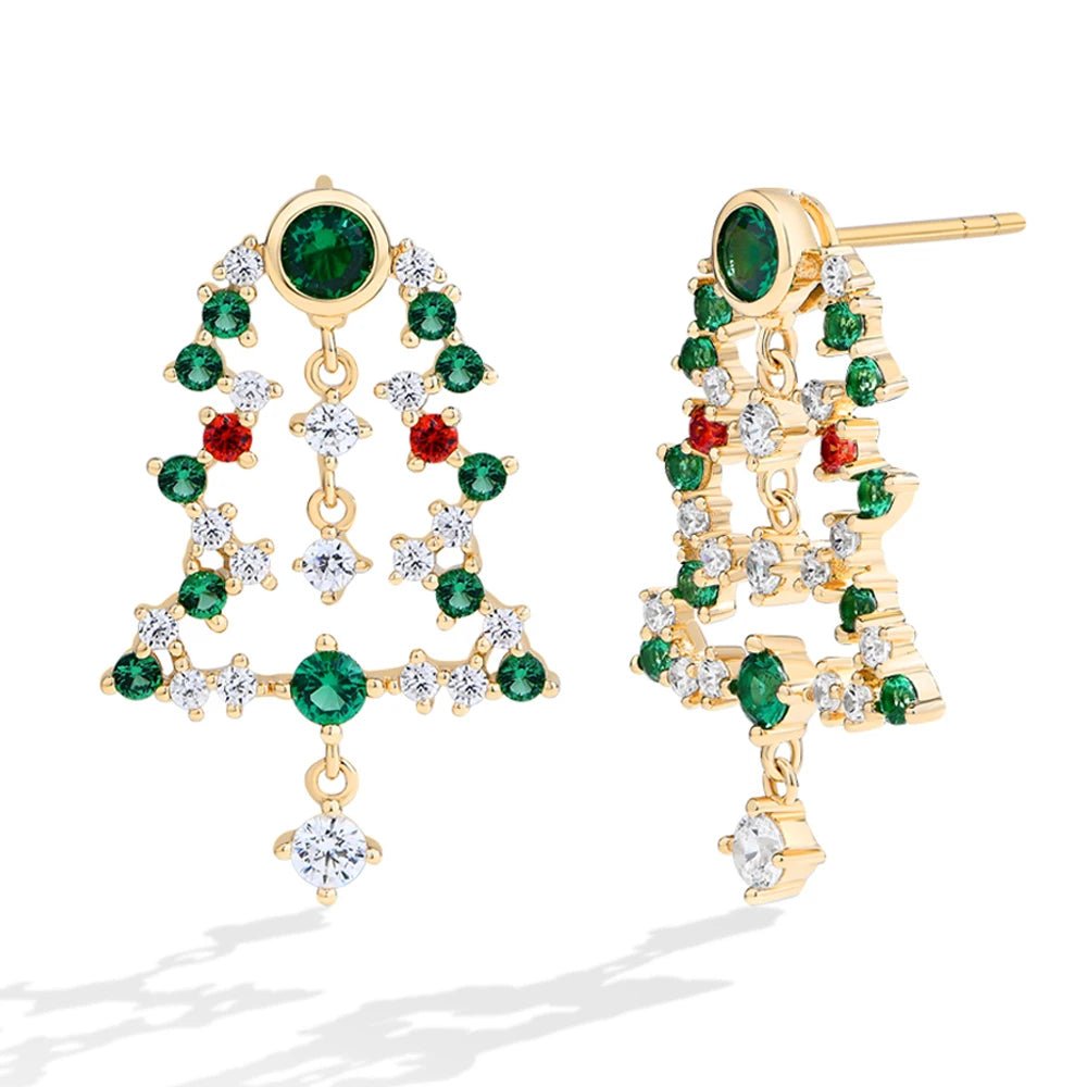 Fine Cubic Zircon Plated Earrings