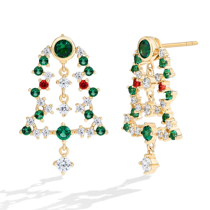 Fine Cubic Zircon Plated Earrings