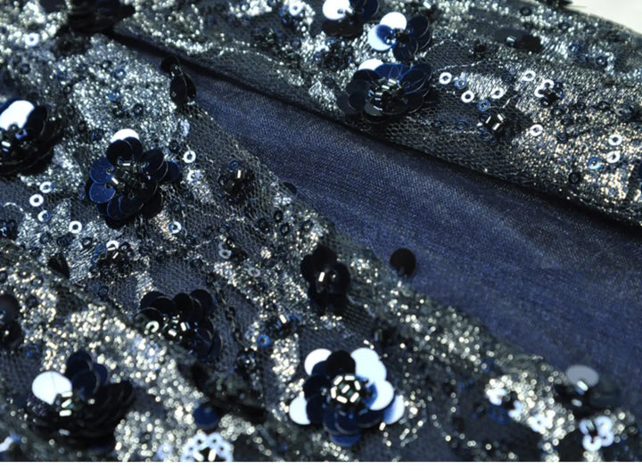 Graceful Three-dimensional Flower Evening Dress