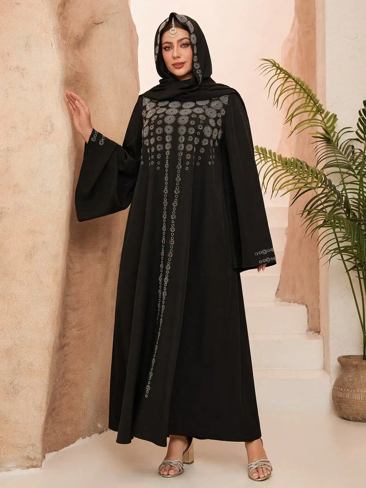 Luxury Neck Conservative Burqa Dress
