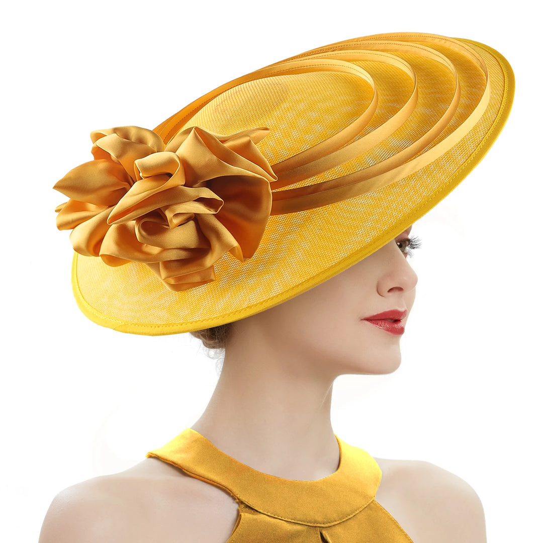 Unique Derby Sinamay Hat