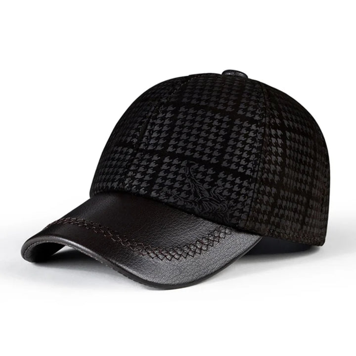 Stylish Sheepskin Suede Baseball Cap
