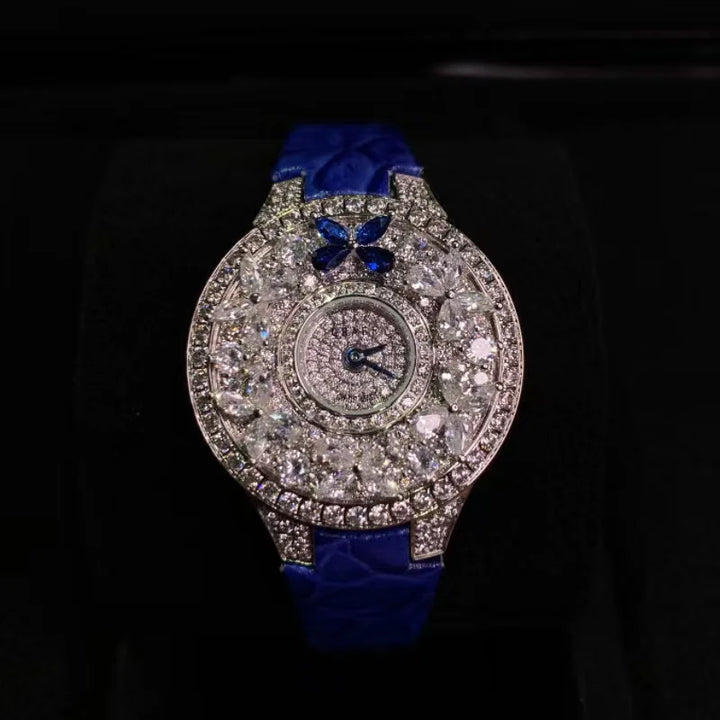 Elegant Colorful Jewel Wristwatch