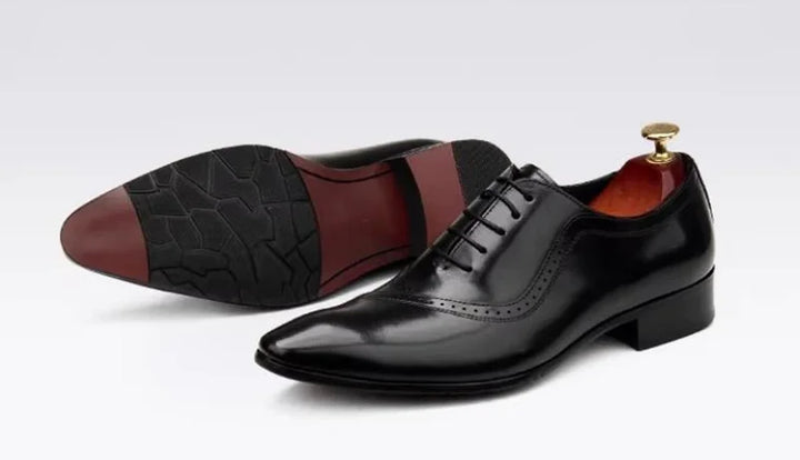 British Style Pointed Toe Oxford Shoes