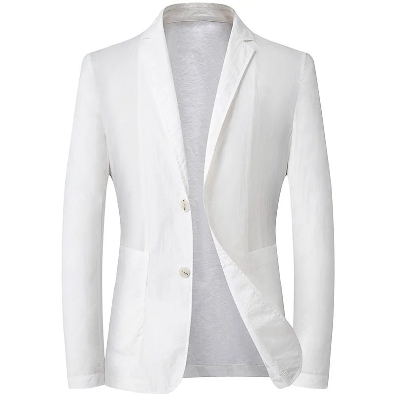 Casual Ice Silk Blazer Jacket