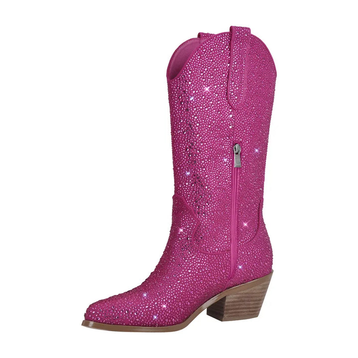 Bling Glitter Rhinestone Boots