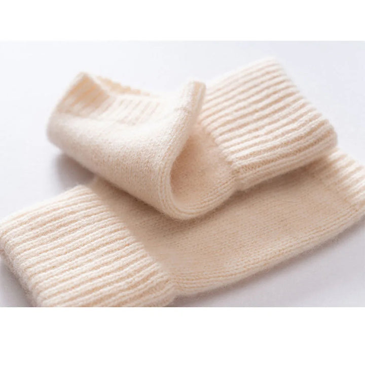 Soft Wool Knitted Thermal Mittens