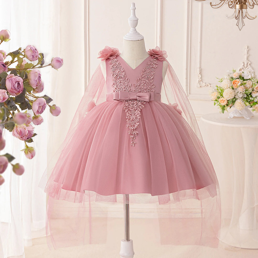 Elegant Bow Tie Party Dress