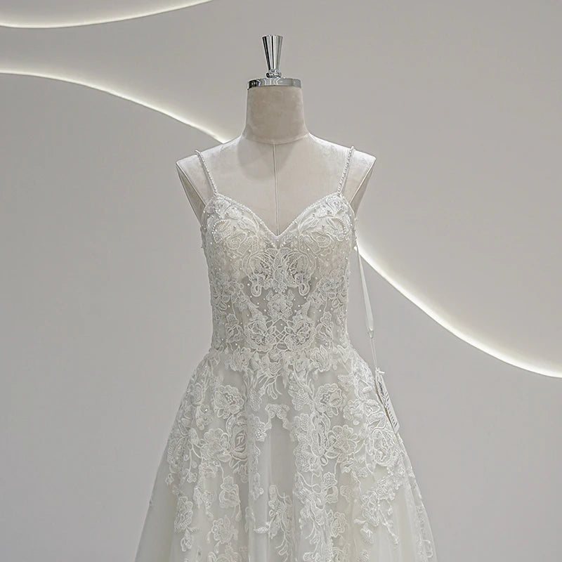 Experience The Crystal Elegance Wedding Dress