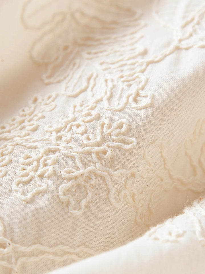 Premium Embroidered Midi Dress
