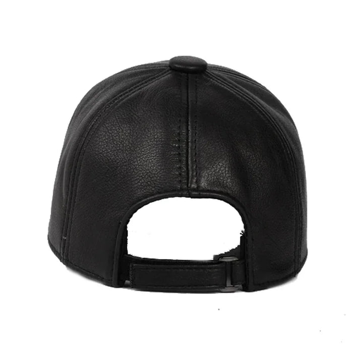 Stylish Soft Novelty Leather Casual Cap