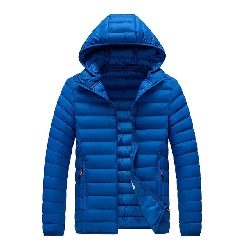Casual Hooded Parka Coat With Detachable Hat