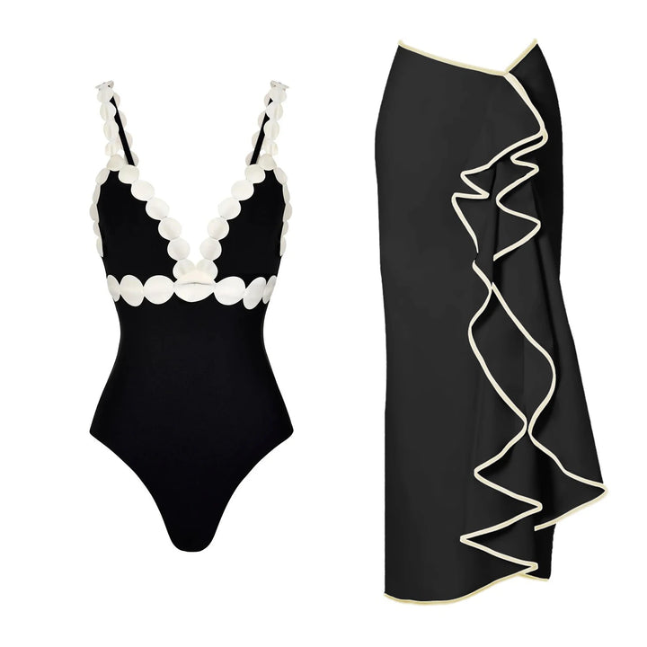 Stylish Hollow Laser Cut Bikini Set