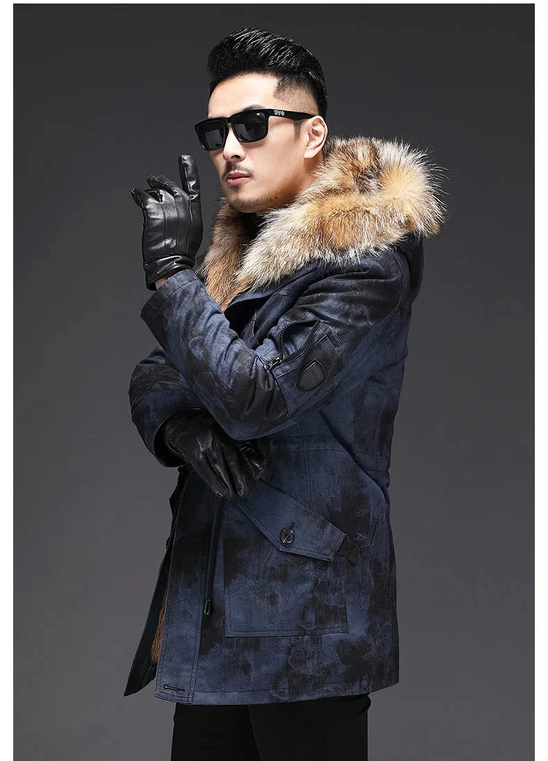 Luxury Hooded Fur Jacket