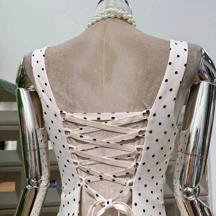 Luxury Backless Straps Mini Party Dress