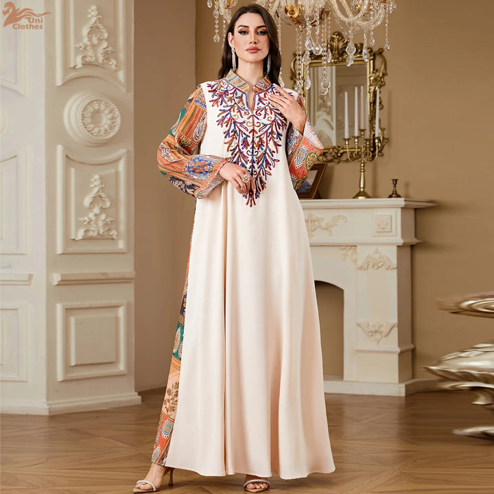 Cultivated Embroidered Abaya Dress