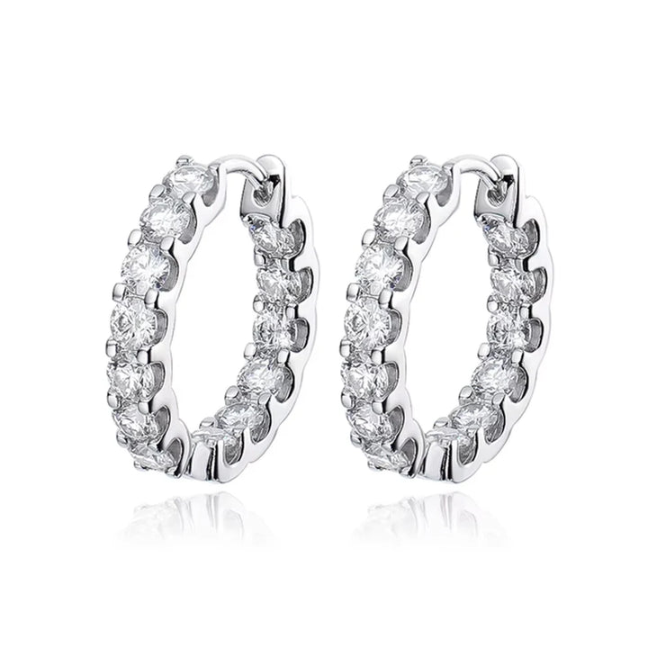 Sweet Gold Plated Hoop Earrings