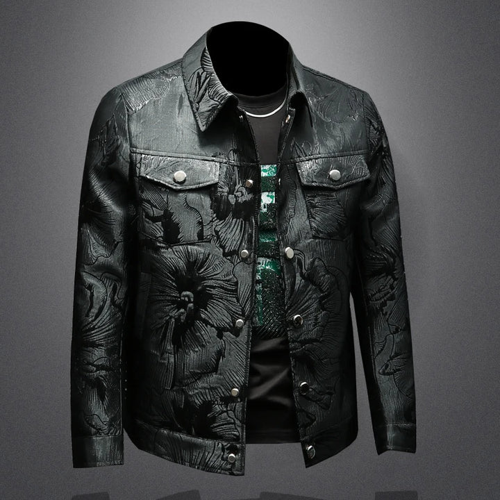 Trendy Streetwear Jacquard Jacket