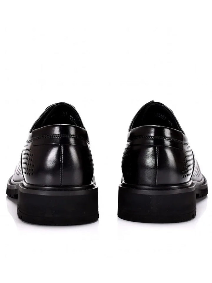 Smart Hollow Out Flat Leather Shoes
