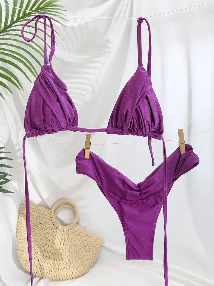 Classic Triangle Micro Bikini Set