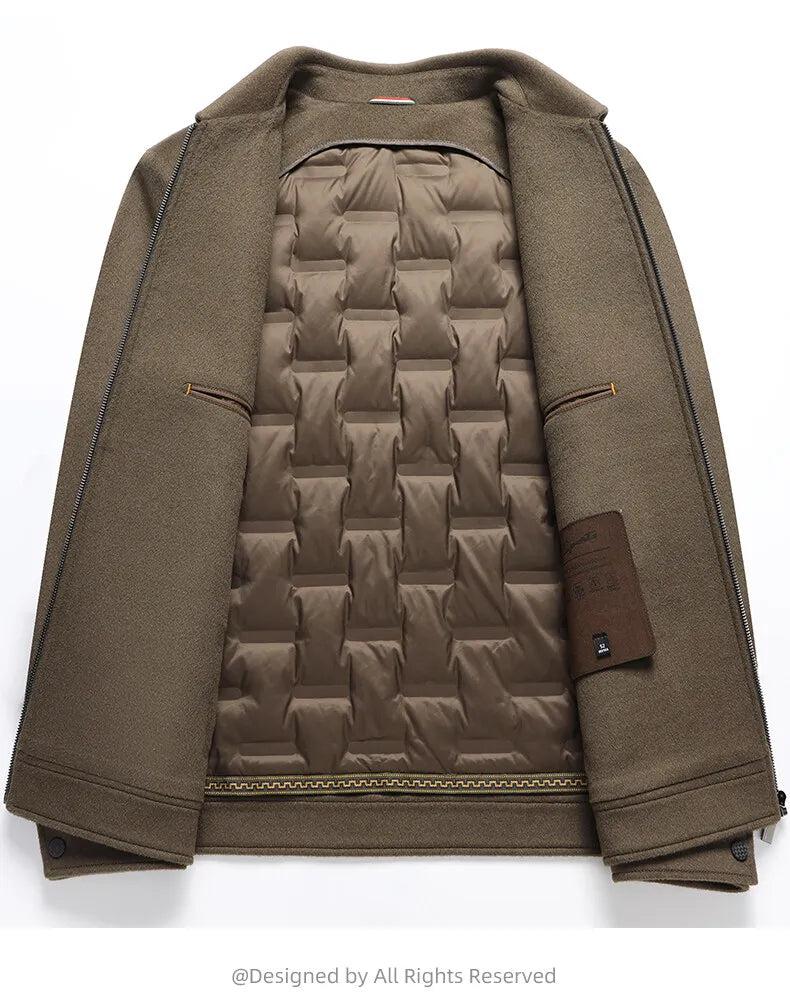 Classy Detachable Goose Down Coat