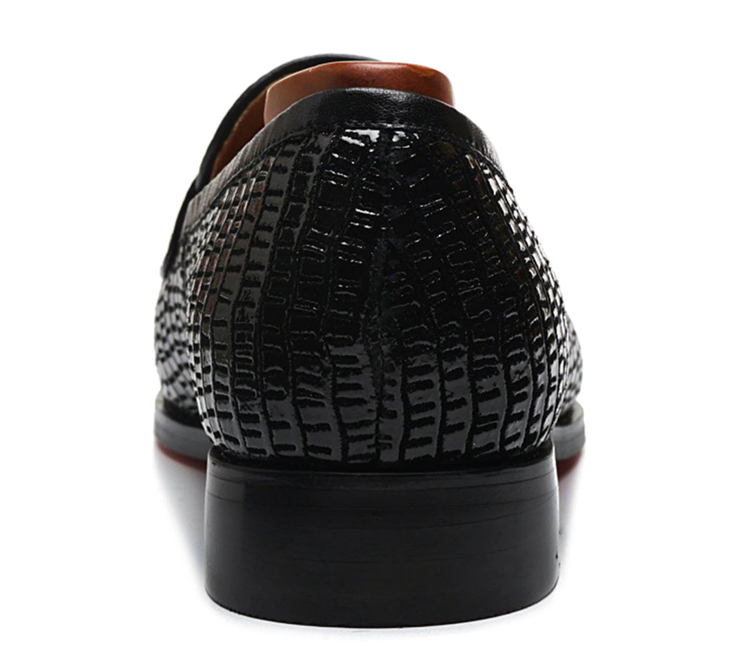 Trendy Black Designer Dress Shoes