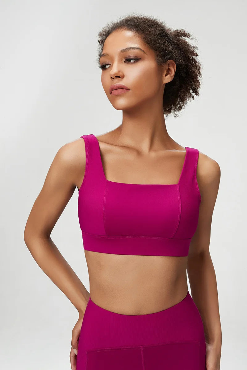 Seamless Adjustable Sports Bra