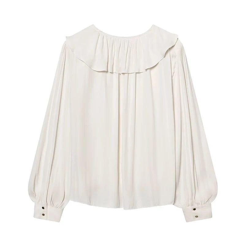 Stylish Layered Ruffle Blouse