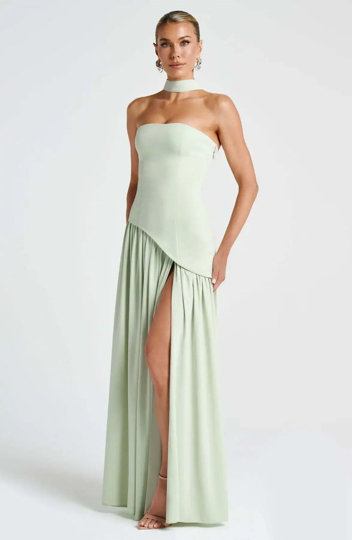 Glamorous High Split Long Dress