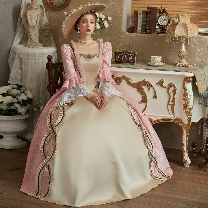 Victorian Style Medieval Court Evening Gown