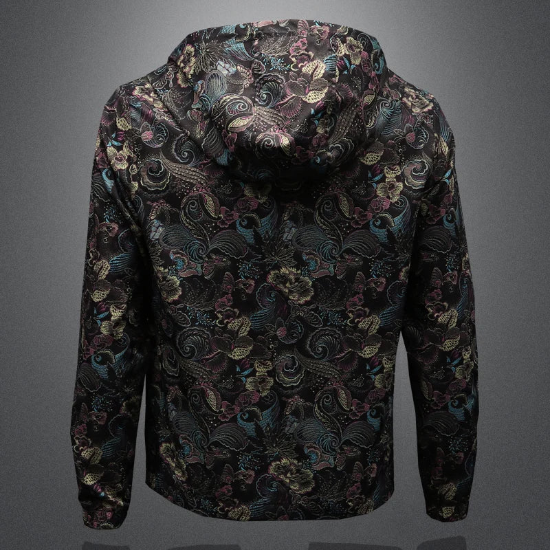 Elegant Windproof Hooded Jacket