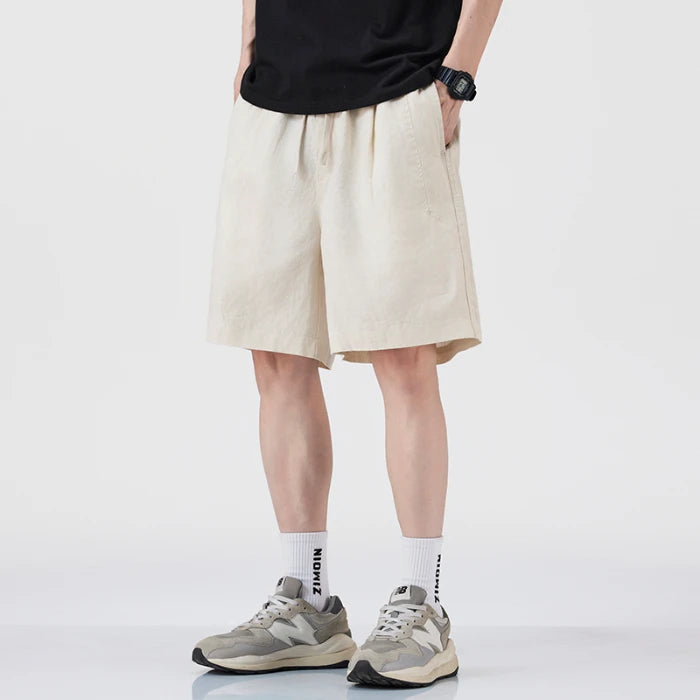 High-Quality Linen Loose Shorts