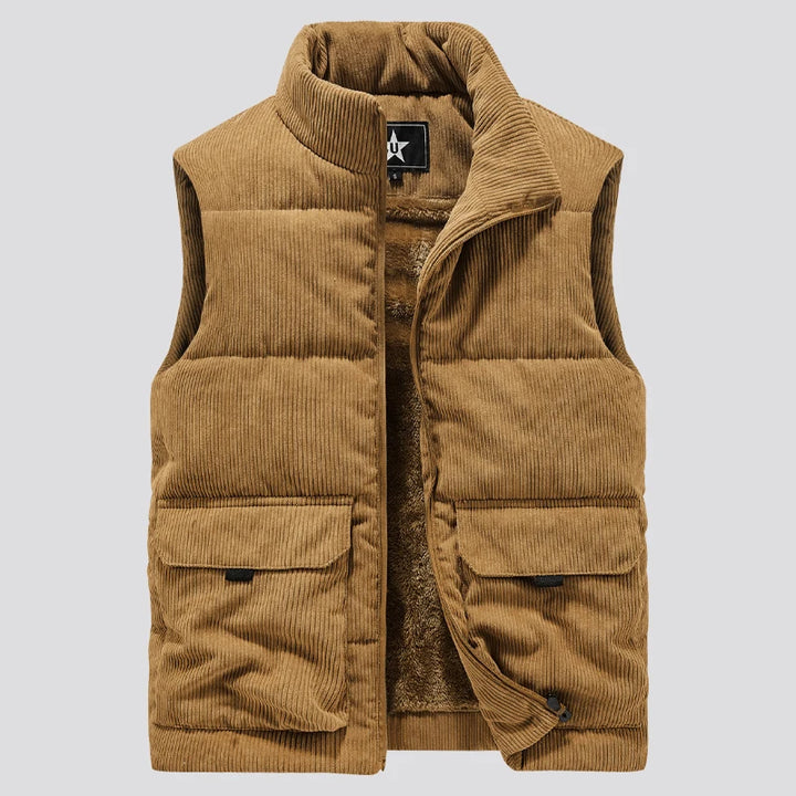 Warm Fleece Lined Casual Vest