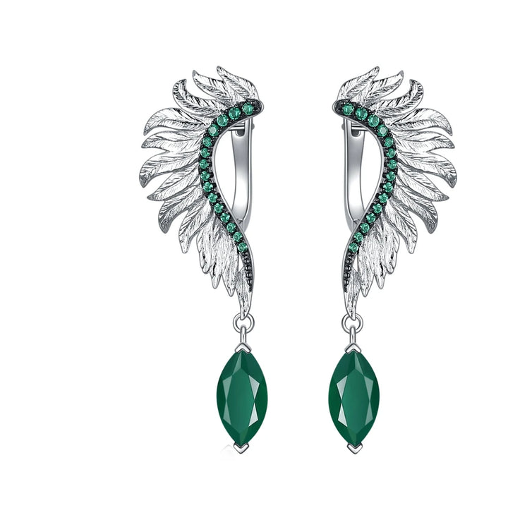 Effective Angel Wings Drop Earrings