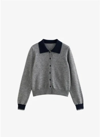 Single Breasted Button Cardigan