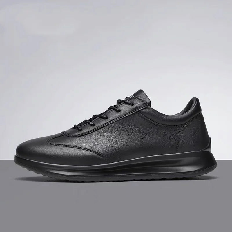 High-End Genuine Leather Fashion Sneakers