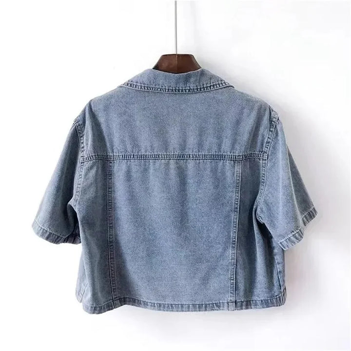 Versatile Short Style Denim Jacket