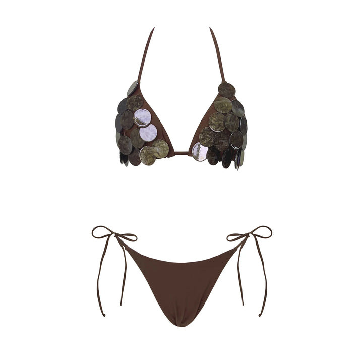 Classic 3Pcs Shell Swimwear