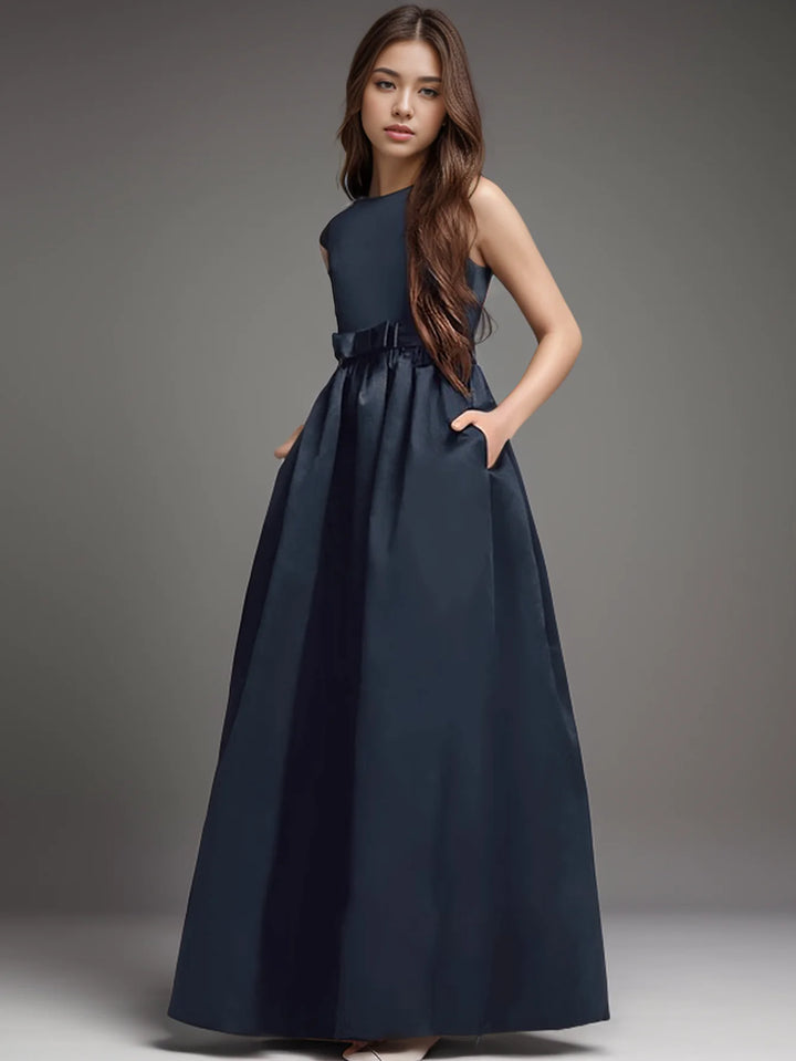 Robe de soirée élégante et longue pour fille, idéale pour un anniversaire